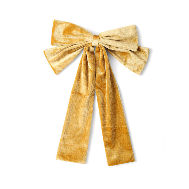 Velvet Double Bow Hair Clip
