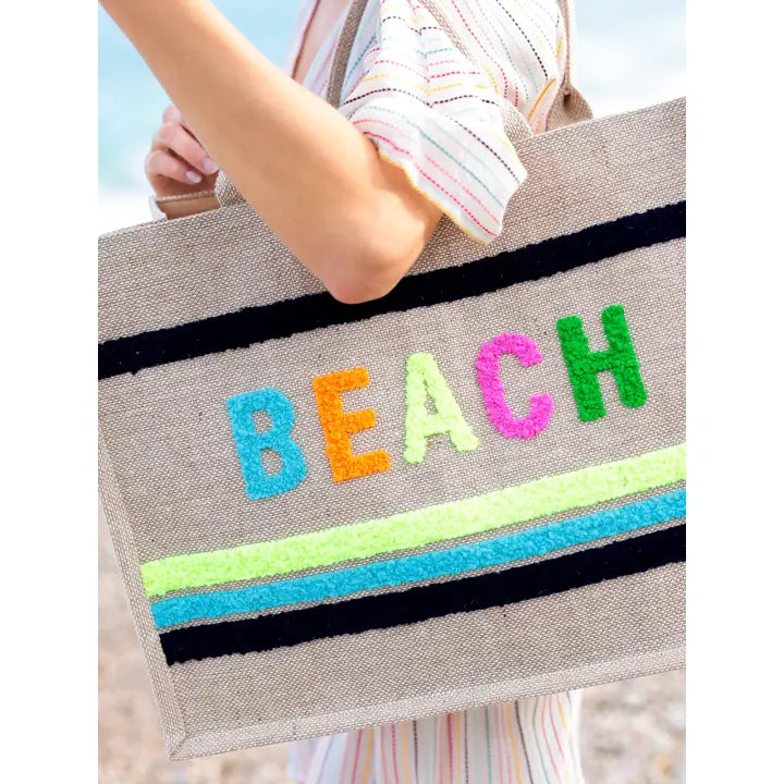"Beach" Beach Bag