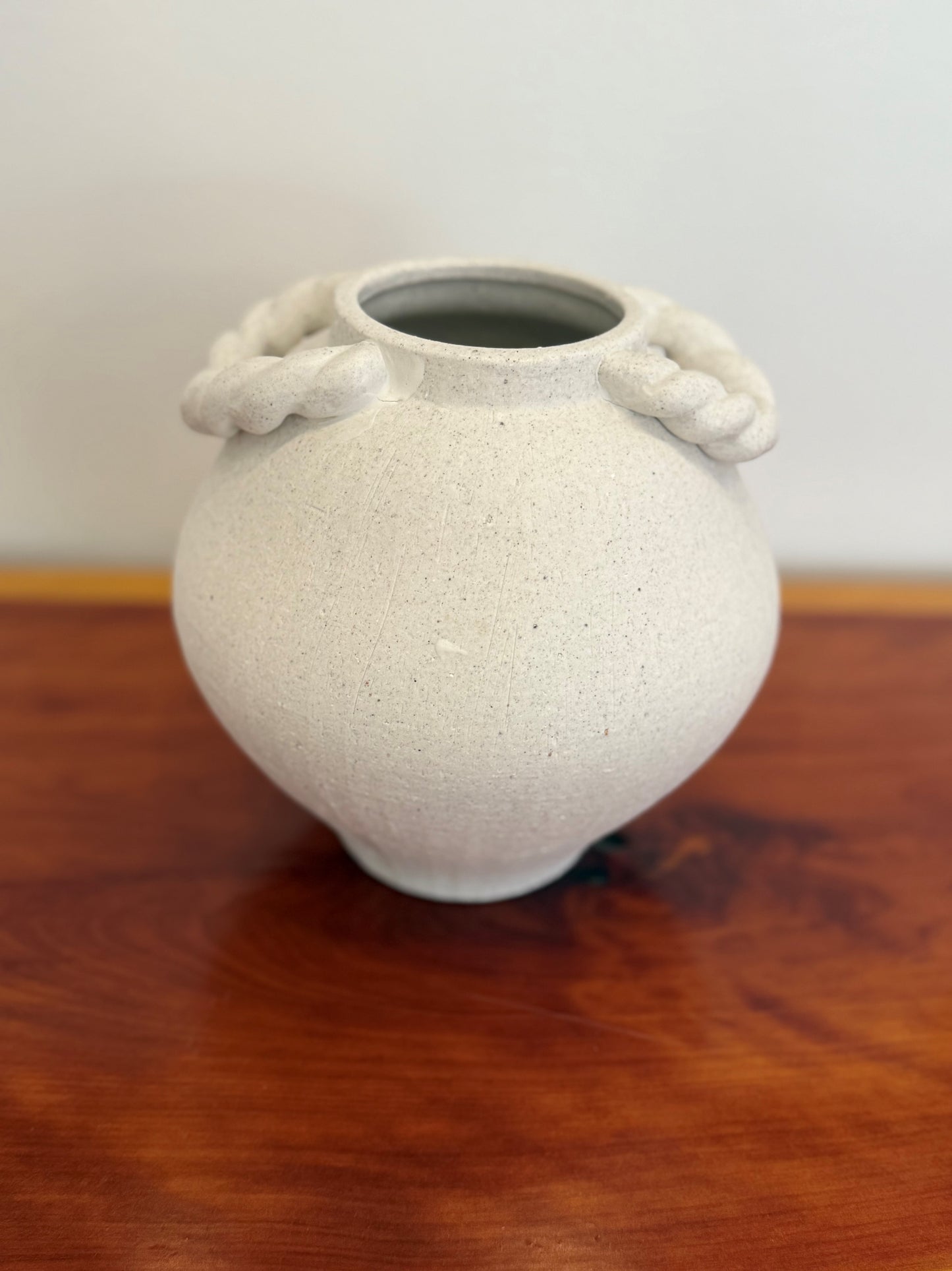 Ceramic Vase w. Rope Handle