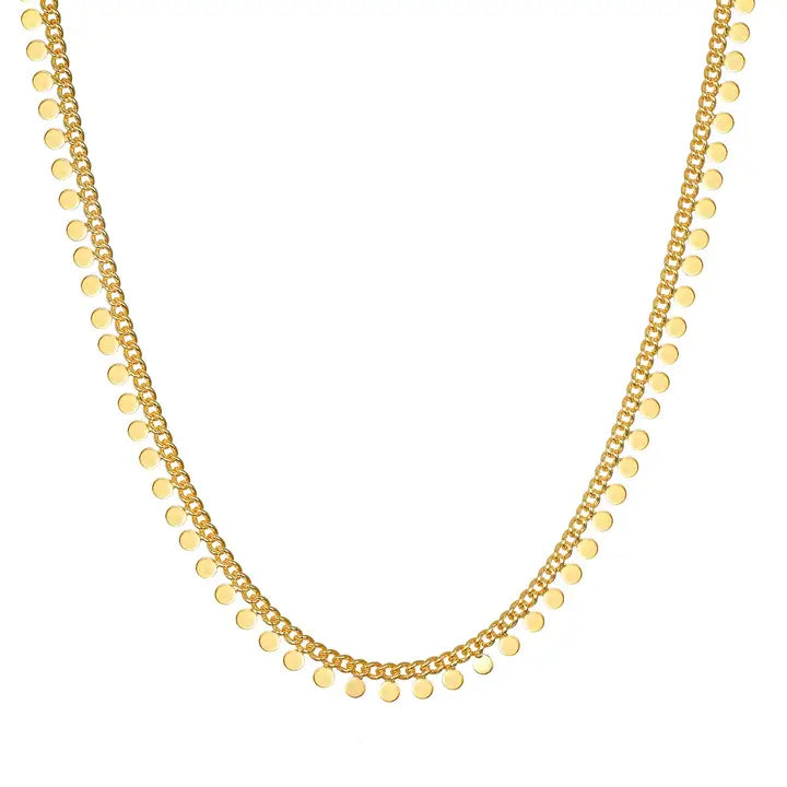 Shine a Light Coin Chain Necklace