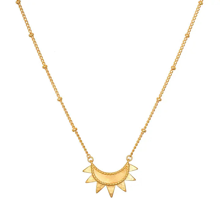 Emergence Gold Sunburst Necklace