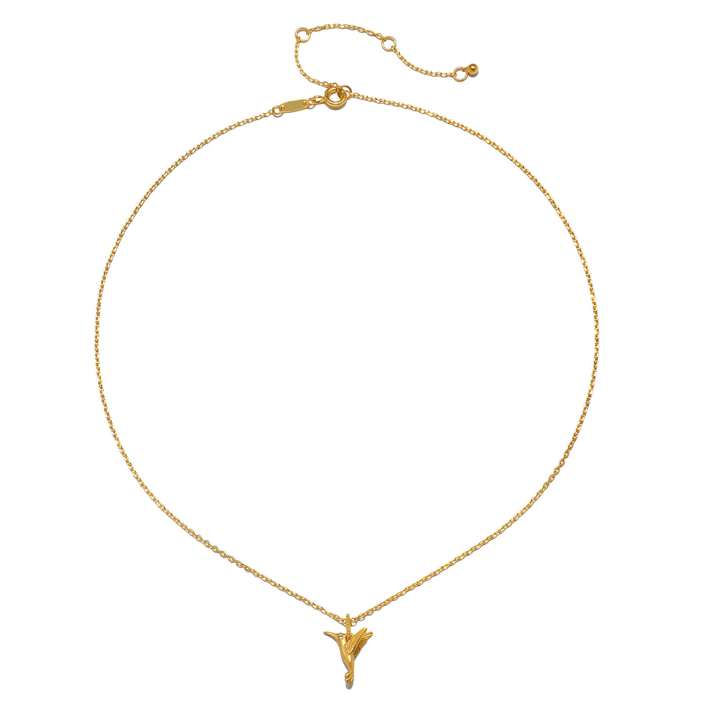 Loving Devotion Hummingbird Necklace