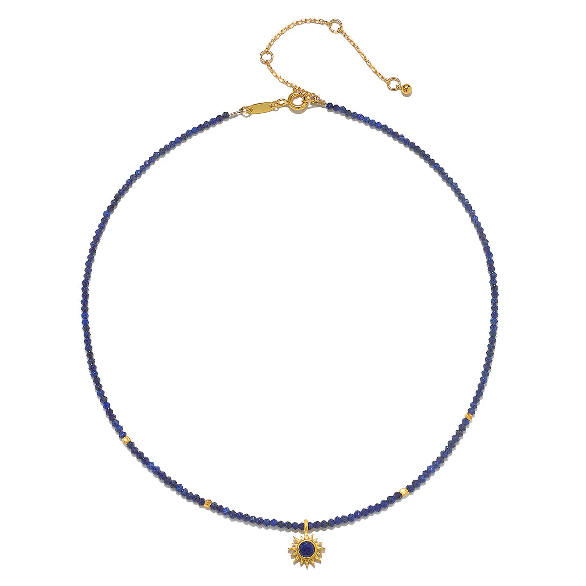 Light Seeker Lapis Starburst Choker Necklace