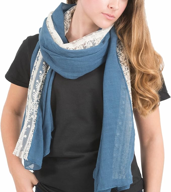 Lace Accent Scarf