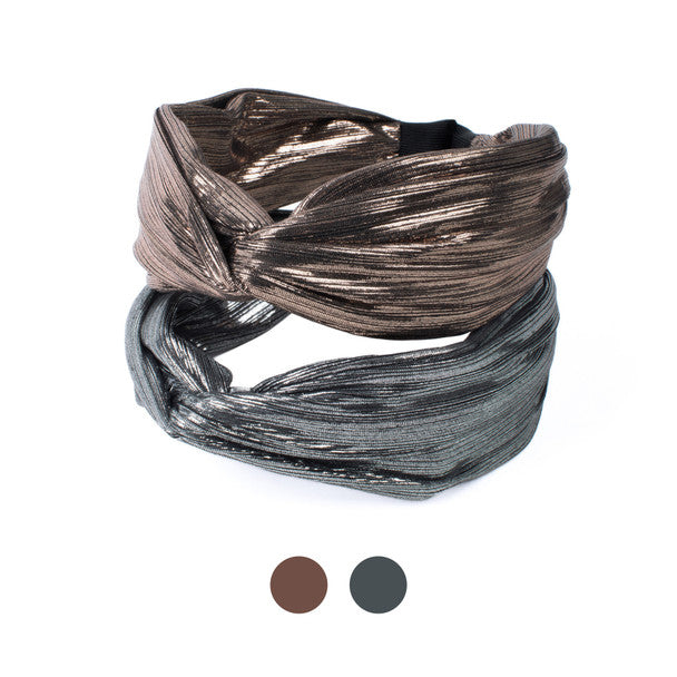 Metallic Knotted Headband