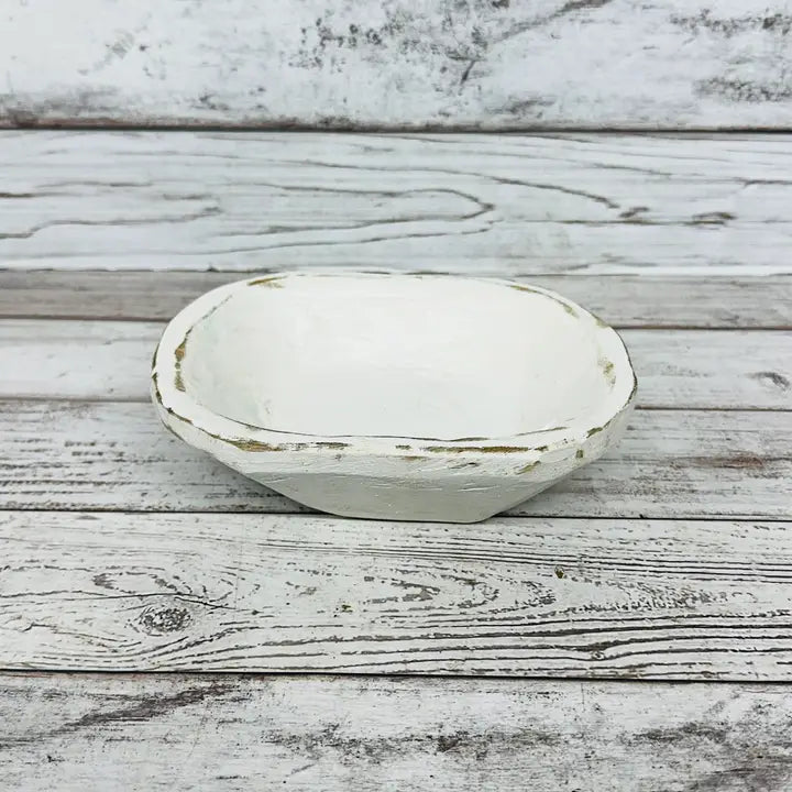 White Petite Dough Bowl