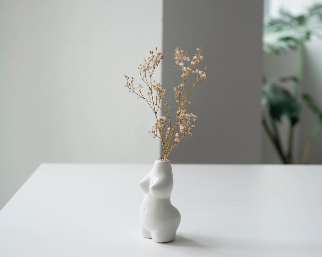 Curvy Figure Bud Vase