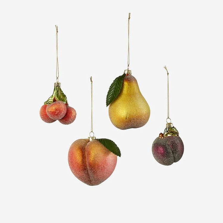 Beaded Fruit Ornament