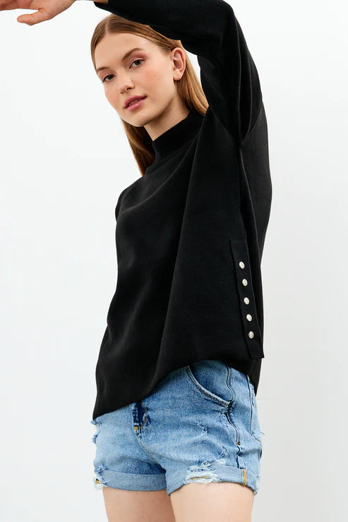 Hampton Mock Neck Sweater