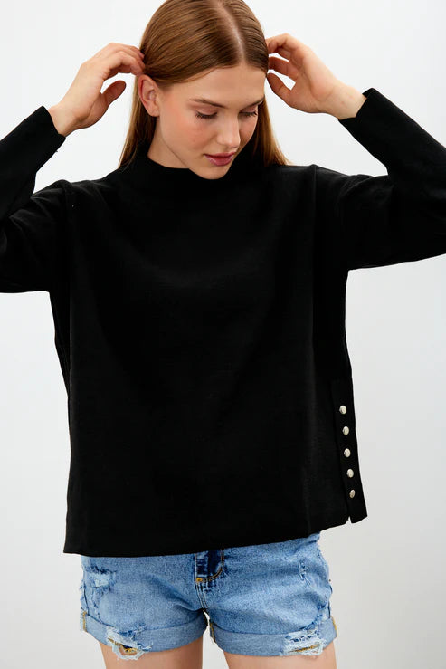 Hampton Mock Neck Sweater