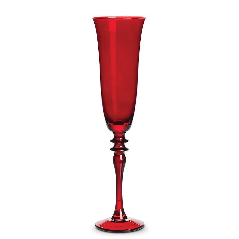 Flared Red Flute