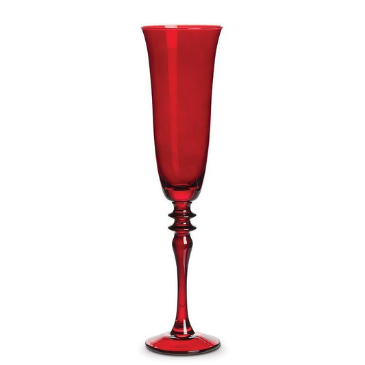 Flared Red Flute