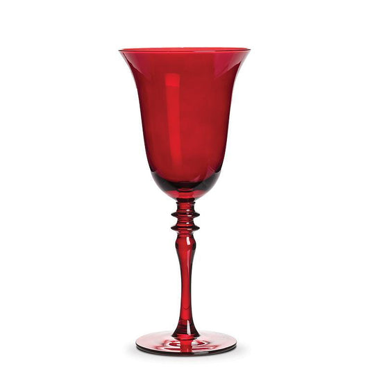 Flared Red Goblet