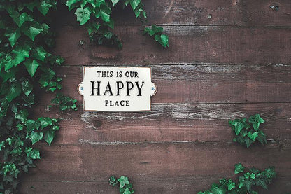 This is Our Happy Place Plaque