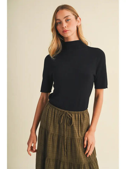 Jane Mock Neck Sweater