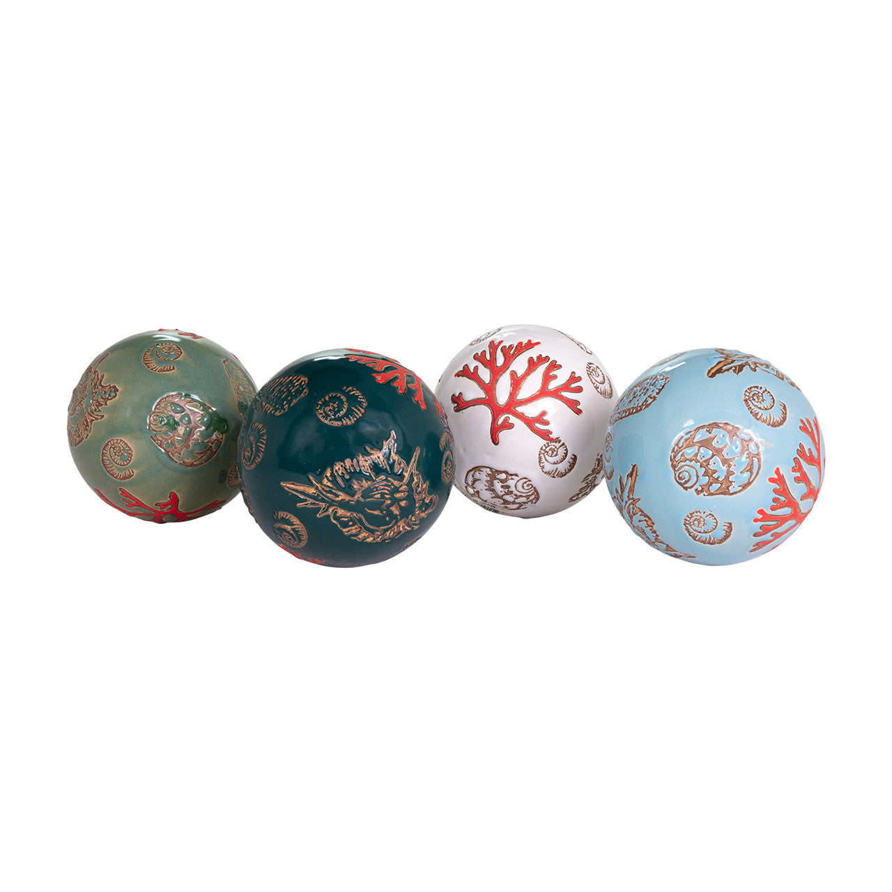 Coastal Spheres- Set of 4