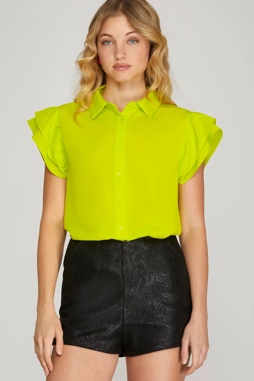 Harlow Flutter Sleeve Top