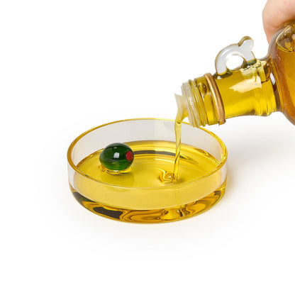 Olive Oil Dispenser & Dish Set