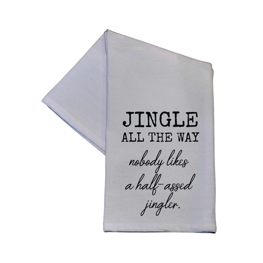 Jingle All the Way Tea Towel