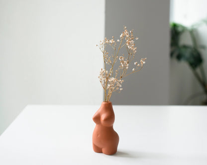 Curvy Figure Bud Vase