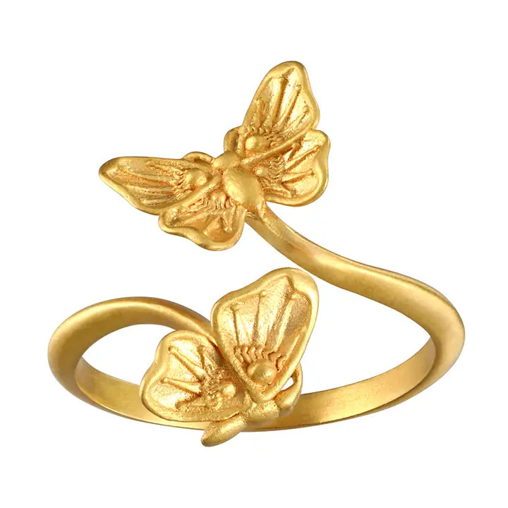 Freedom to Soar Adjustable Butterfly Ring