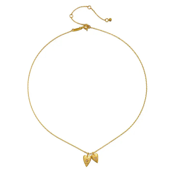 Sacred Connection White Topaz Lotus Heart Necklace
