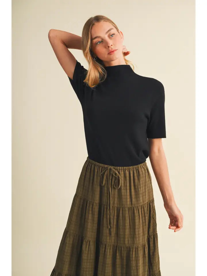 Jane Mock Neck Sweater
