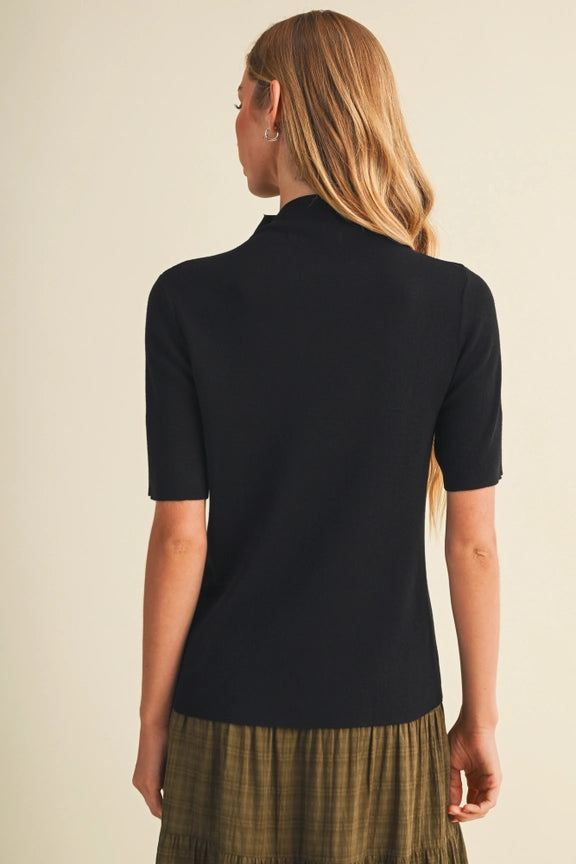 Jane Mock Neck Sweater