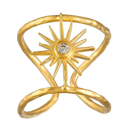 Divine Dreams Starburst Adjustable Ring