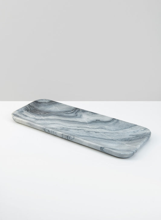 Lunigiana Beveled Marble Tray