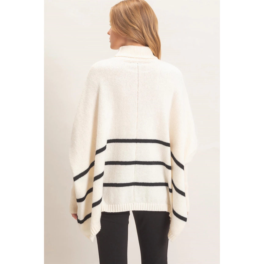 Adele Poncho Sweater