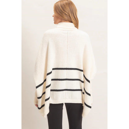 Adele Poncho Sweater