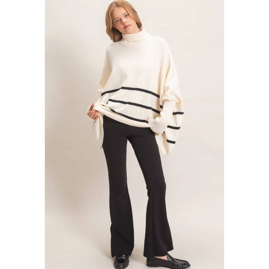 Adele Poncho Sweater
