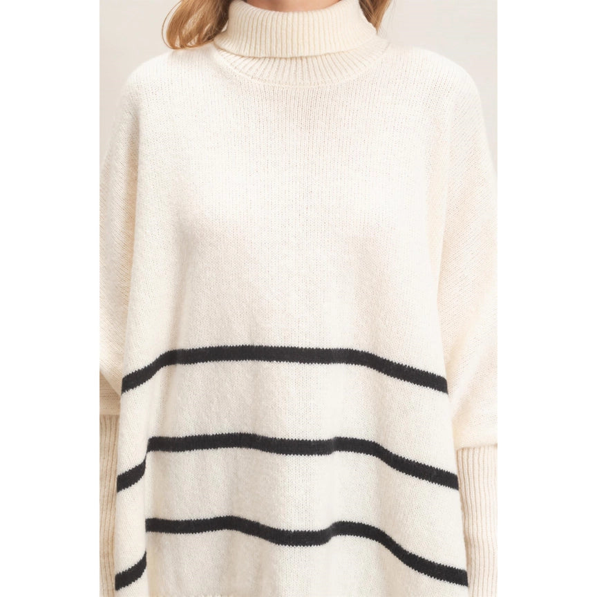 Adele Poncho Sweater