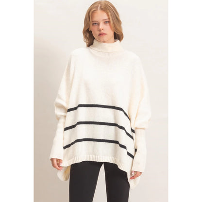 Adele Poncho Sweater