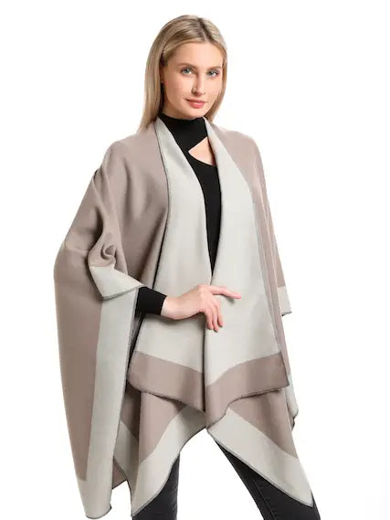 Hollyn Reversible Cape Wrap