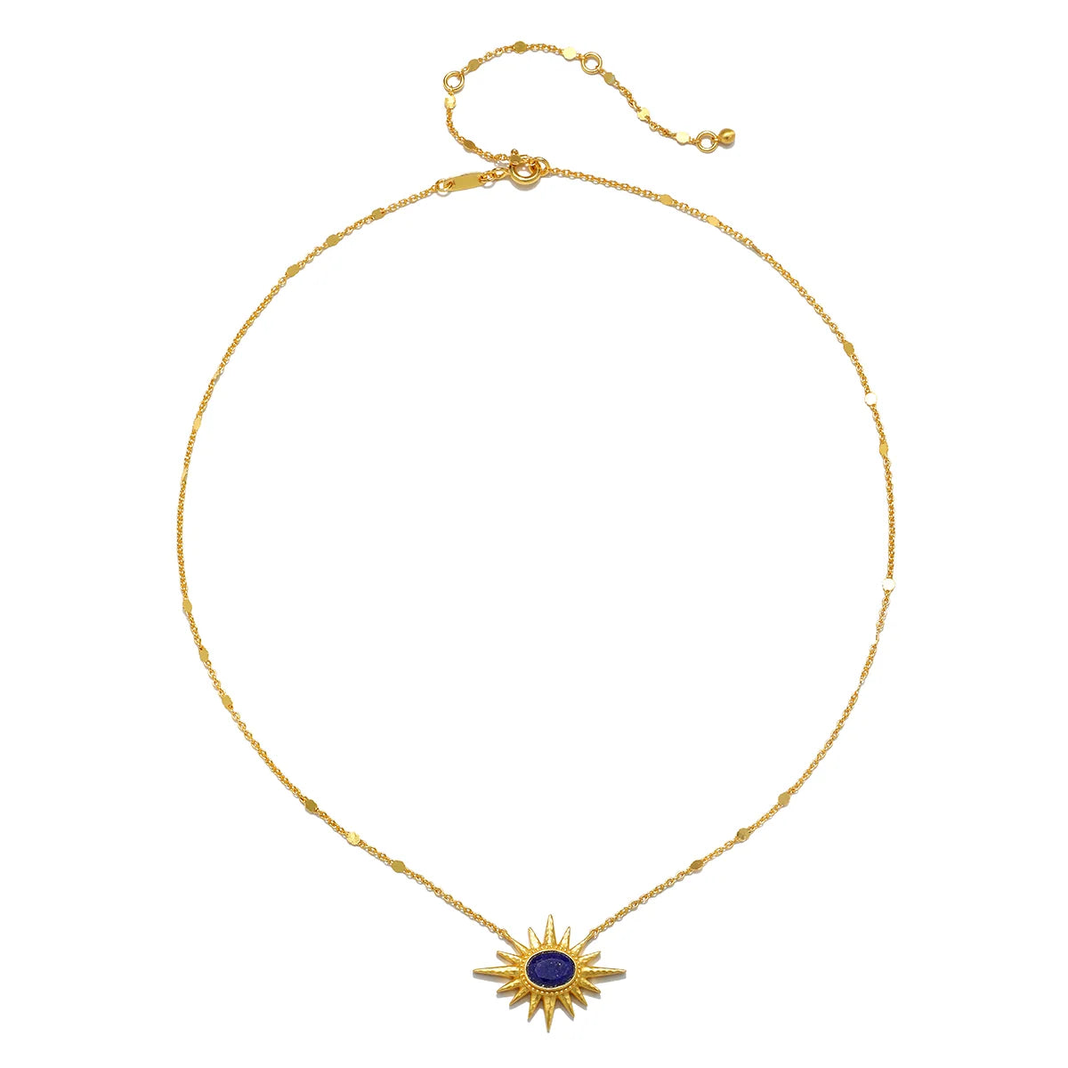 Illuminated Within Starburst Lapis Necklace