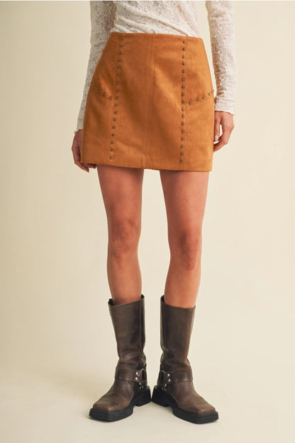 Jovi Studded Skirt