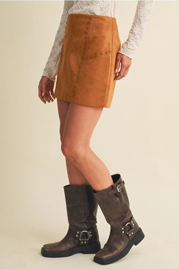 Jovi Studded Skirt