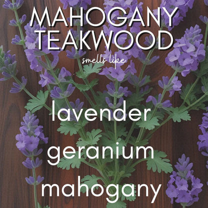 Mahogany Teakwood Candle