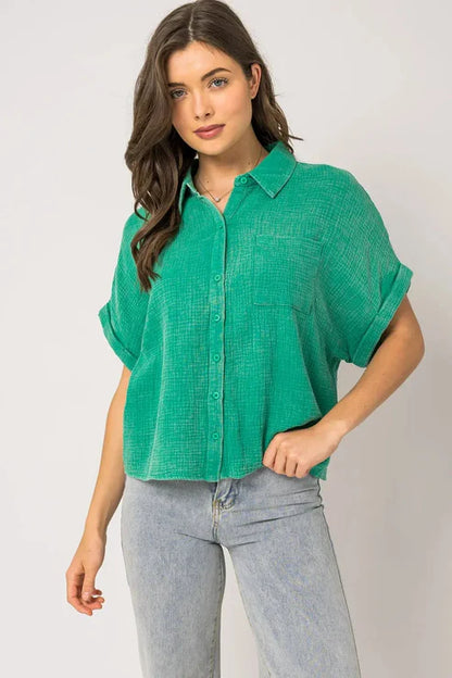 Daphne Gauze Blouse
