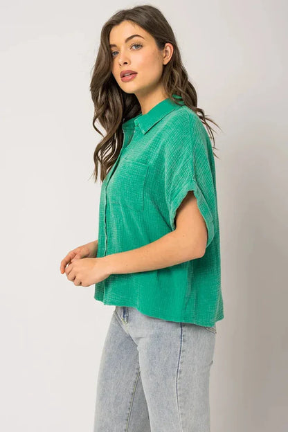 Daphne Gauze Blouse