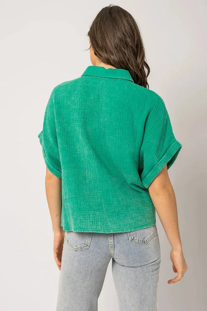 Daphne Gauze Blouse