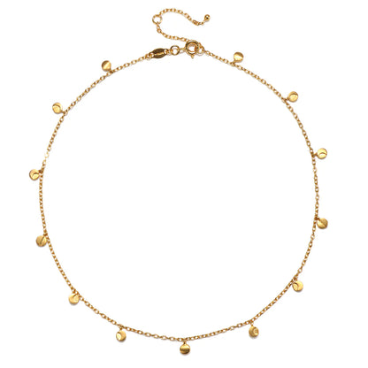 Moon Phases of Femininity Gold Choker