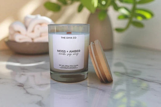Moss and Amber Candle