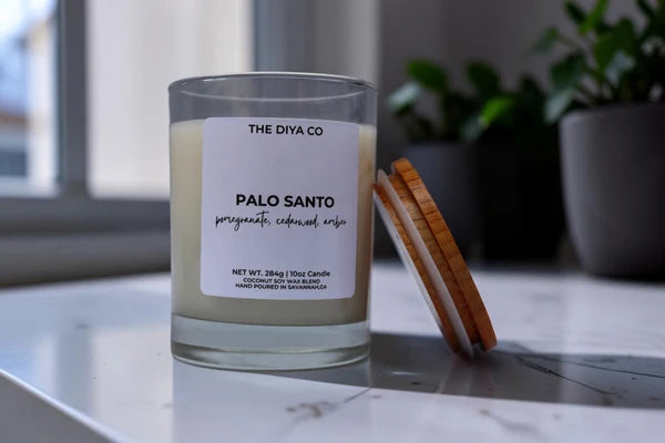 Ginger Wood Palo Santo Candle