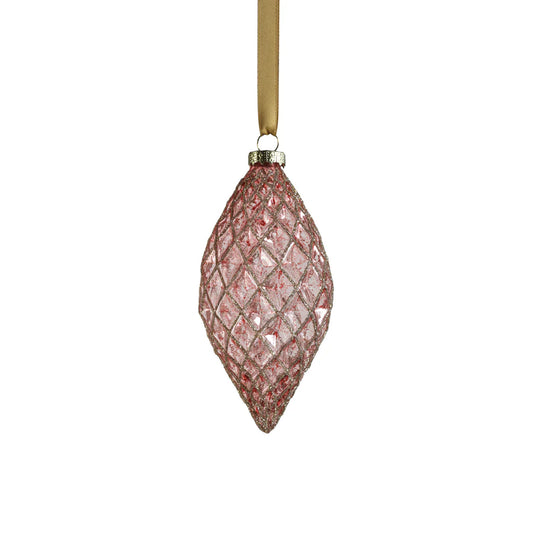 Harlequin Tear Drop Ornament