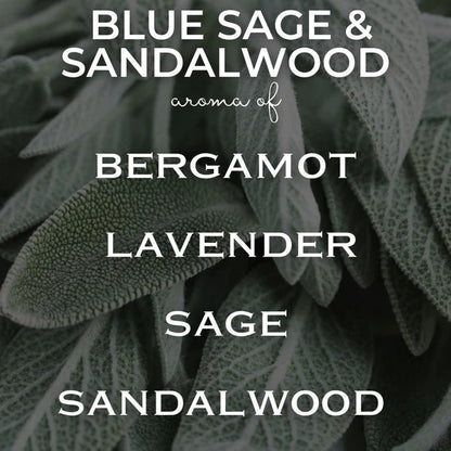 Blue Sage and Sandalwood Candle
