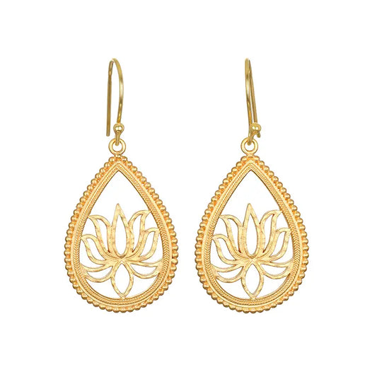 Open to Possibilities Lotus Earrings