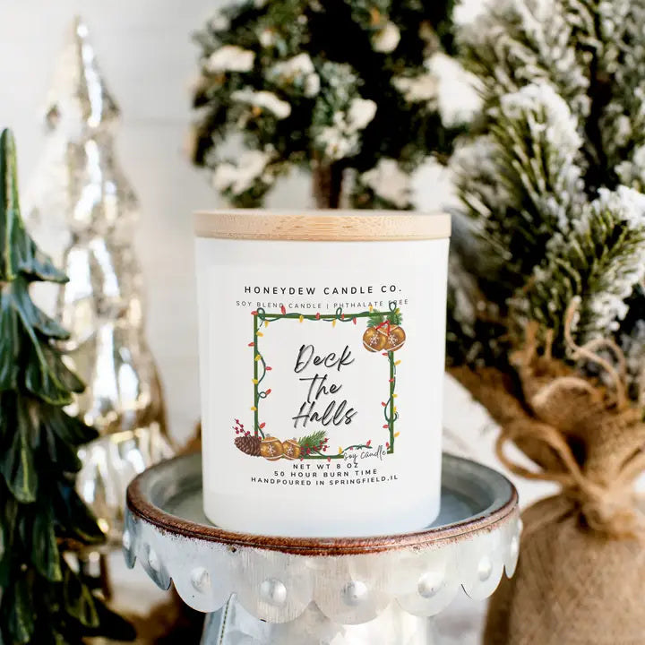 Deck The Halls Candle